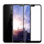 Nokia X6 Zore Kenarları Kırılmaya Dayanıklı Cam Ekran Koruyucu Siyah