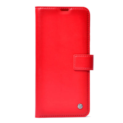 Omix X7 Kılıf Zore Kar Deluxe Kapaklı Kılıf Kırmızı