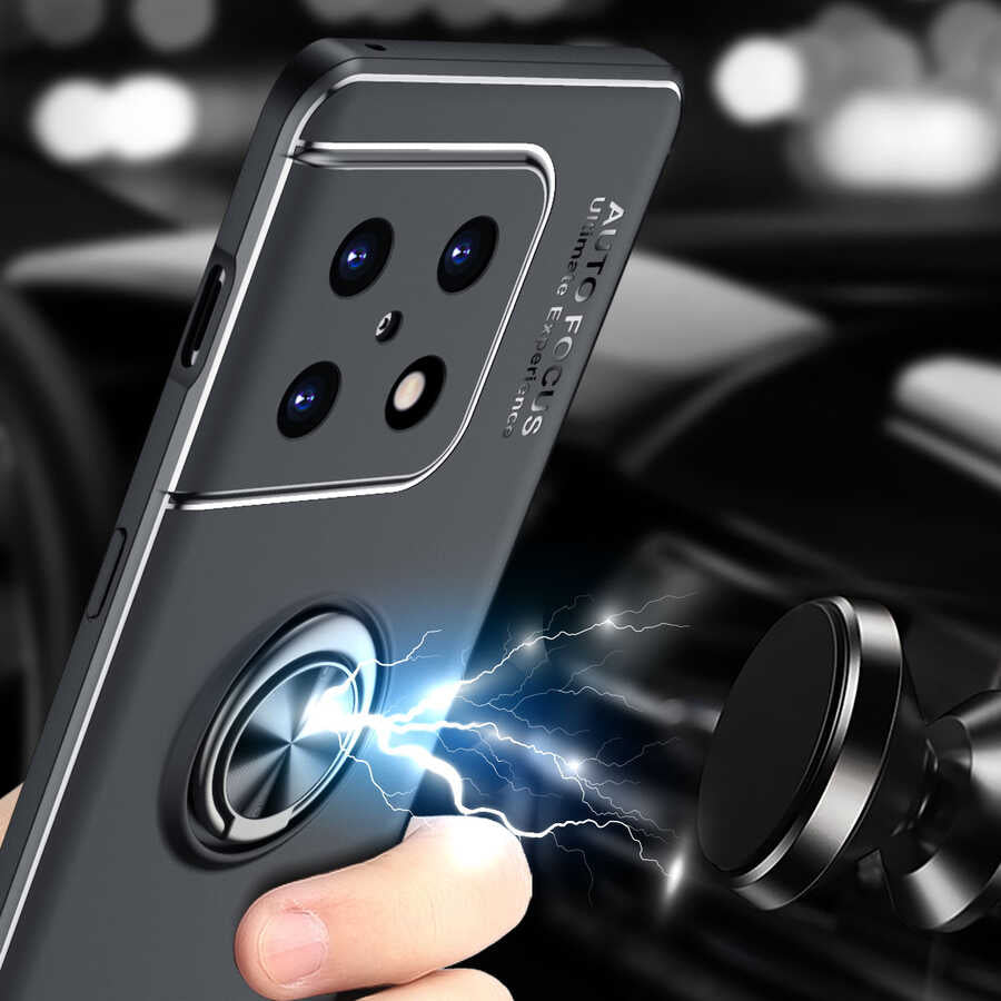 One Plus 10 Pro Kılıf Zore Ravel Silikon Kapak Mavi