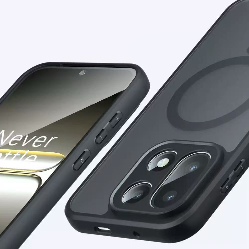 One Plus 15 5G Kılıf M-Safe Şarj Özellikli Kamera Korumalı Zore Lunex Kapak
