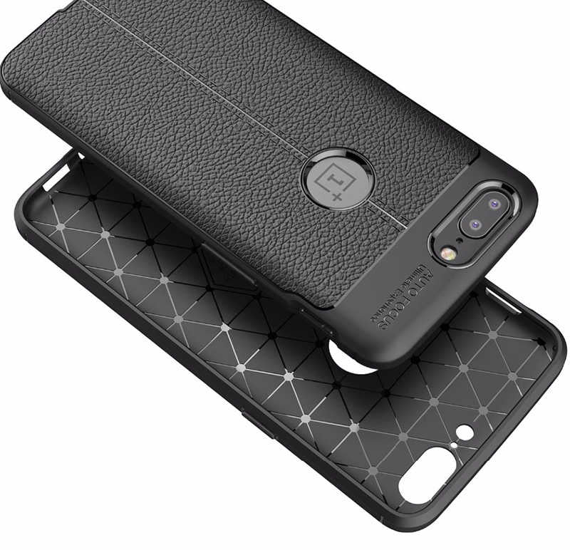 One Plus 5 Kılıf Zore Niss Silikon Kapak Gri