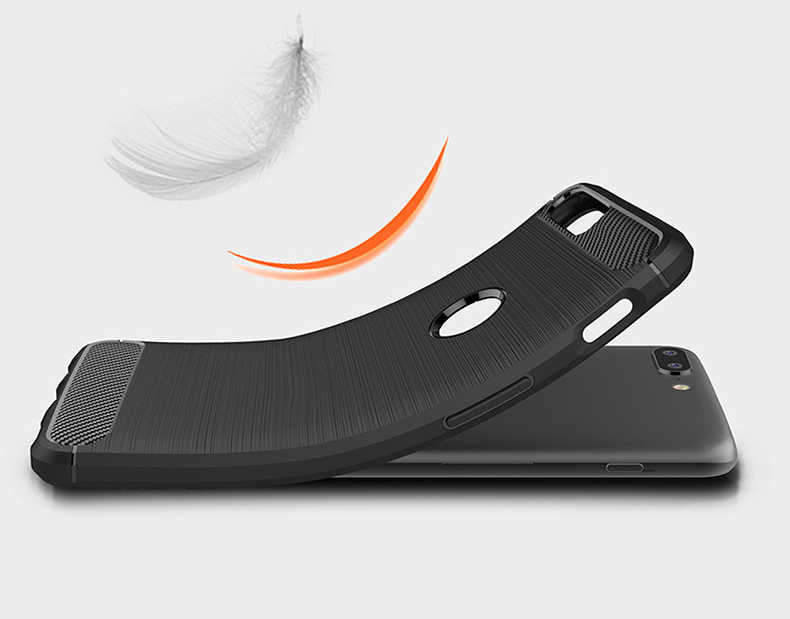 One Plus 5 Kılıf Zore Room Silikon Kapak Gri