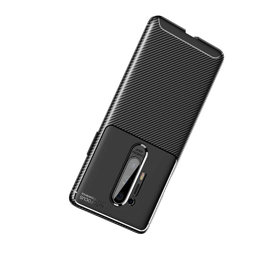 One Plus 8 Pro Kılıf Zore Negro Silikon Kapak Siyah