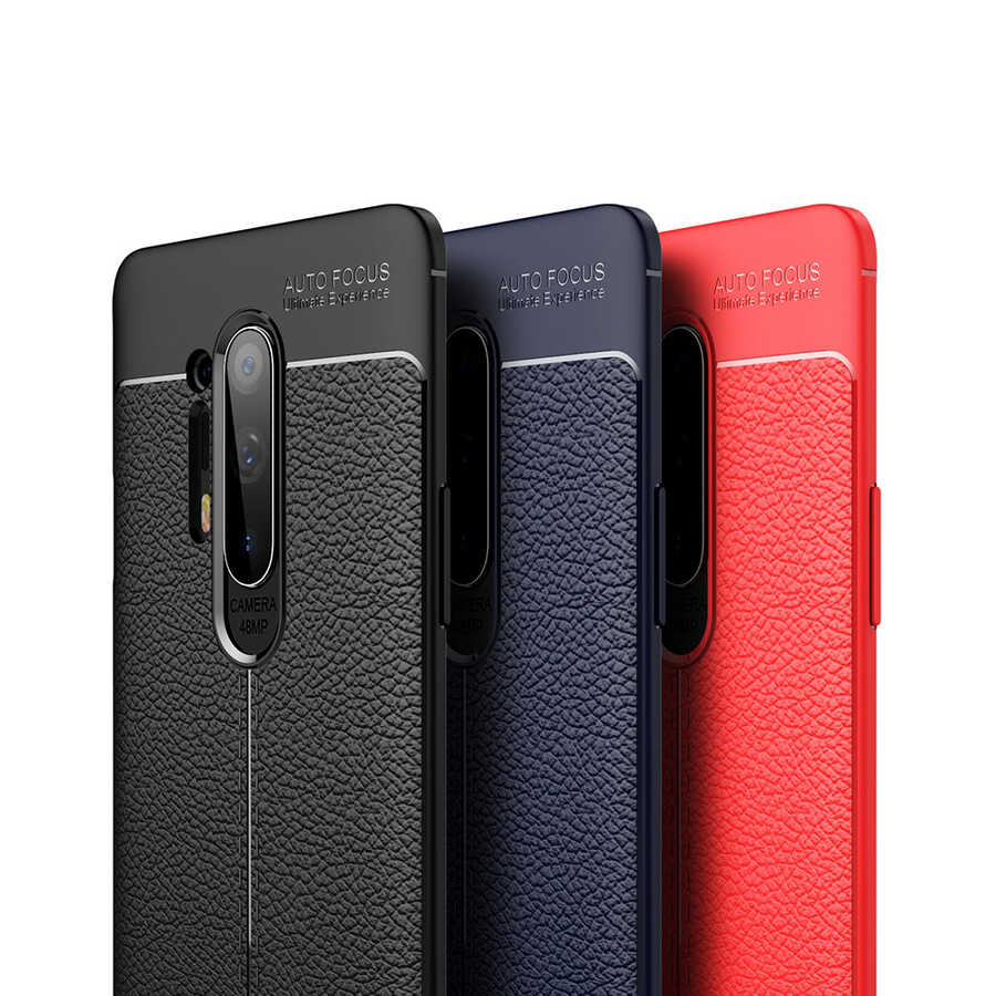 One Plus 8 Pro Kılıf Zore Niss Silikon Kapak Kırmızı