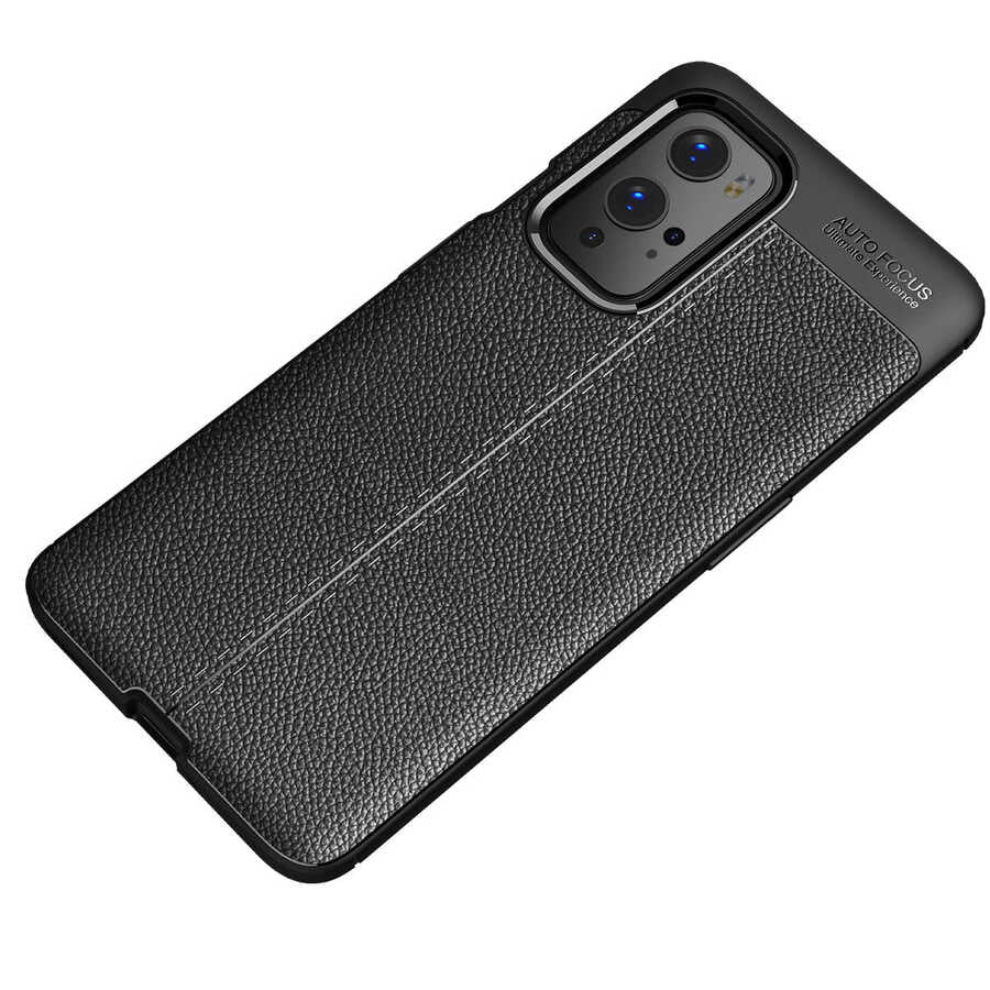 One Plus 9 Pro Kılıf Zore Niss Silikon Kapak Siyah