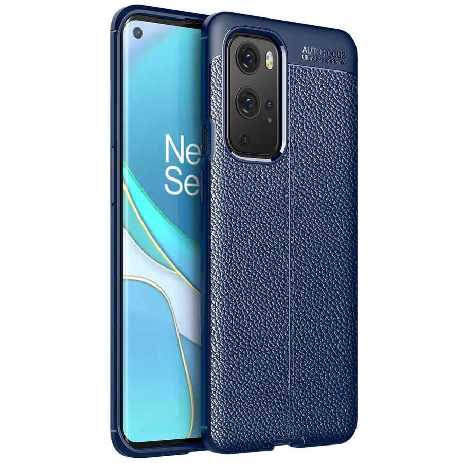 One Plus 9 Pro Kılıf Zore Niss Silikon Kapak Lacivert