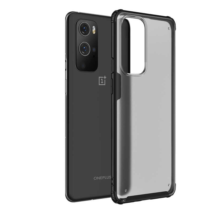 One Plus 9 Pro Kılıf Zore Volks Kapak Siyah