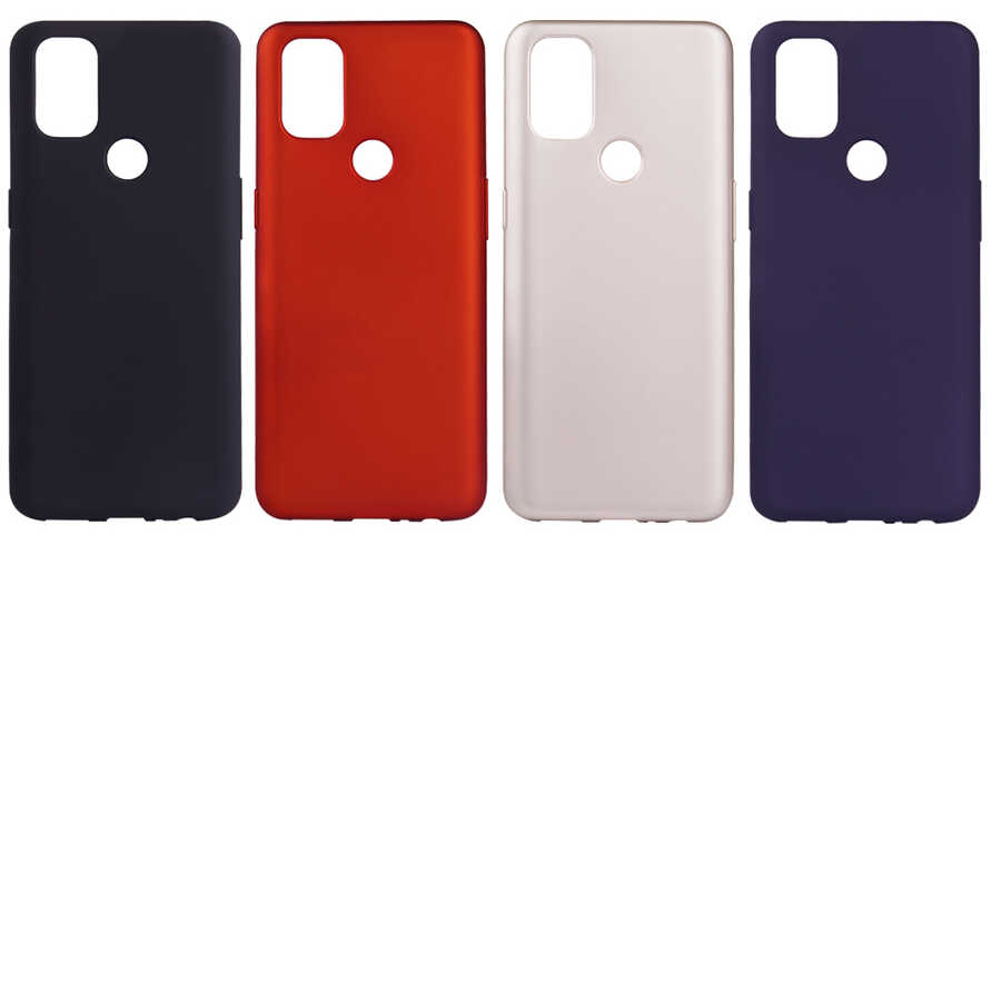 One Plus Nord N10 5G Kılıf Zore Premier Silikon Kapak Siyah