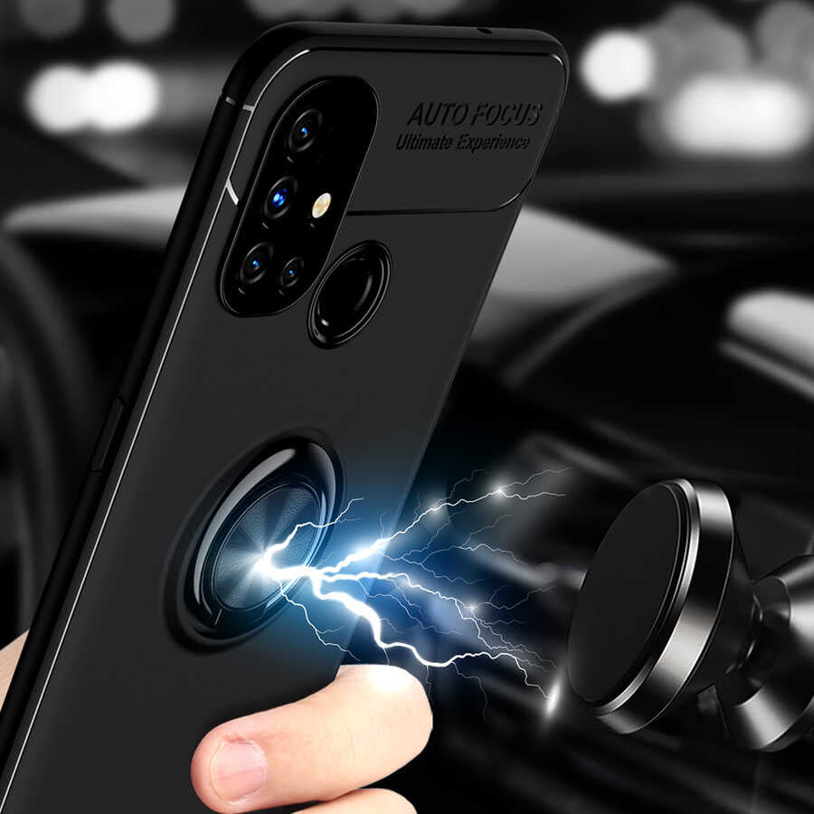 One Plus Nord N10 5G Kılıf Zore Ravel Silikon Kapak Mavi