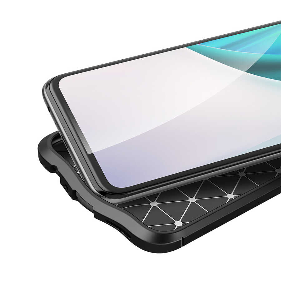 One Plus Nord N100 Kılıf Zore Niss Silikon Kapak Lacivert