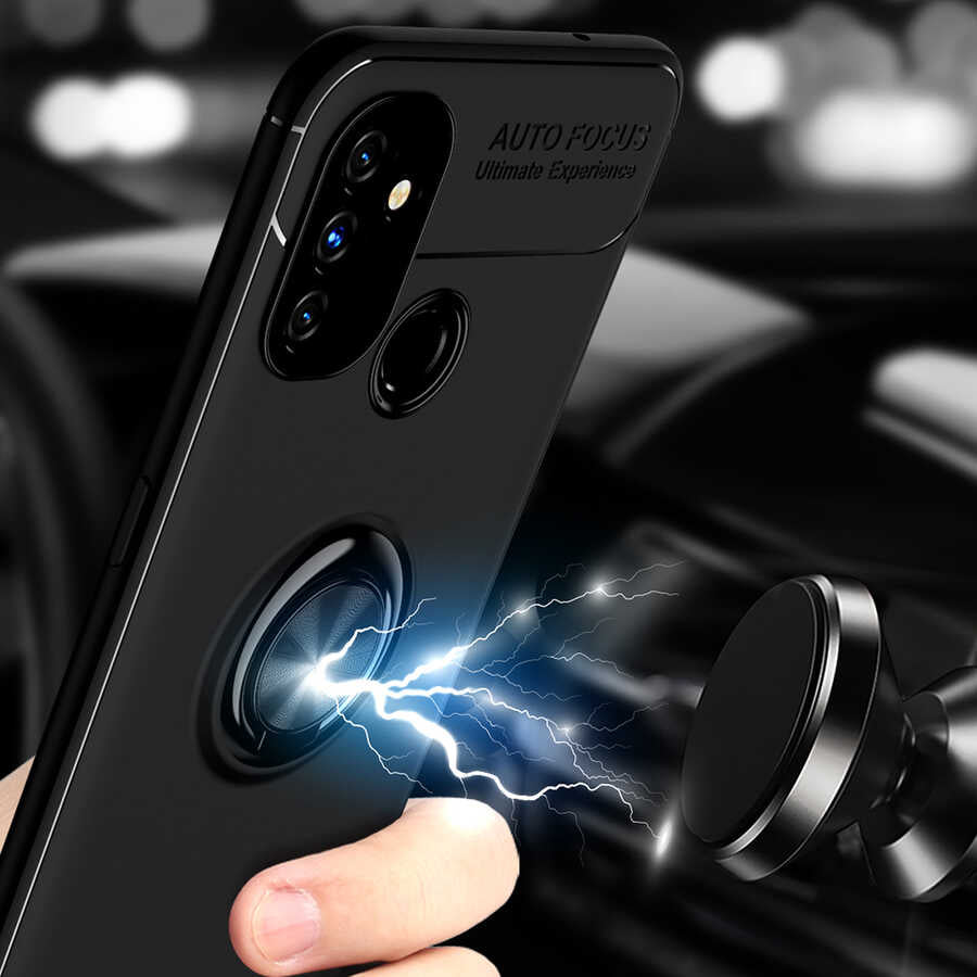 One Plus Nord N100 Kılıf Zore Ravel Silikon Kapak Siyah