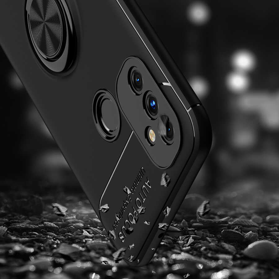 One Plus Nord N100 Kılıf Zore Ravel Silikon Kapak Siyah