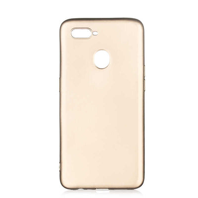 Oppo A12 Kılıf Zore Premier Silikon Kapak Gold