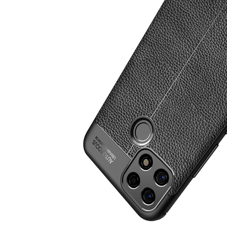 Oppo A15 Kılıf Zore Niss Silikon Kapak Lacivert