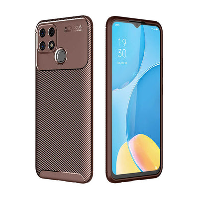 Oppo A15S Kılıf Zore Negro Silikon Kapak Siyah