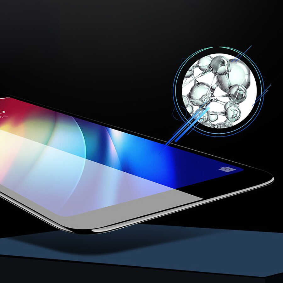 Oppo A16 Davin 5D Cam Ekran Koruyucu Siyah