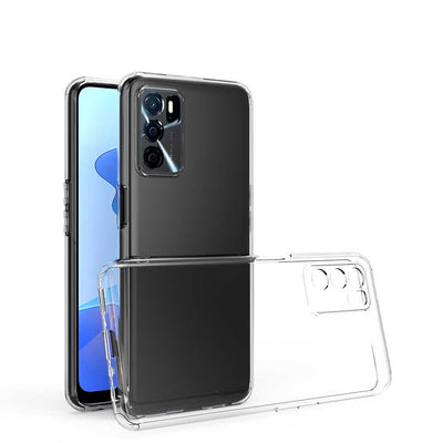 Oppo A16 Kılıf Zore Kamera Korumalı Süper Silikon Kapak Renksiz