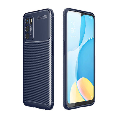 Oppo A16 Kılıf Zore Negro Silikon Kapak Lacivert