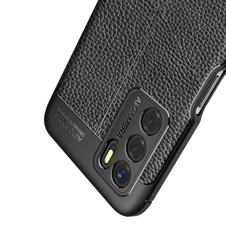 Oppo A16 Kılıf Zore Niss Silikon Kapak Lacivert