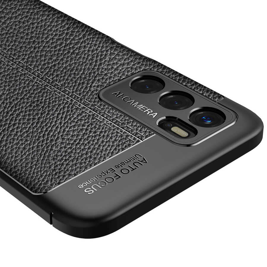 Oppo A16 Kılıf Zore Niss Silikon Kapak Lacivert