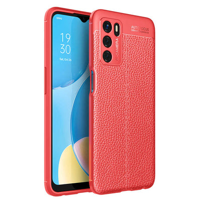 Oppo A16 Kılıf Zore Niss Silikon Kapak Kırmızı