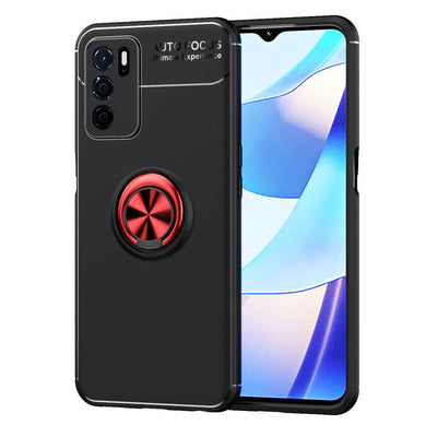 Oppo A16 Kılıf Zore Ravel Silikon Kapak Mavi