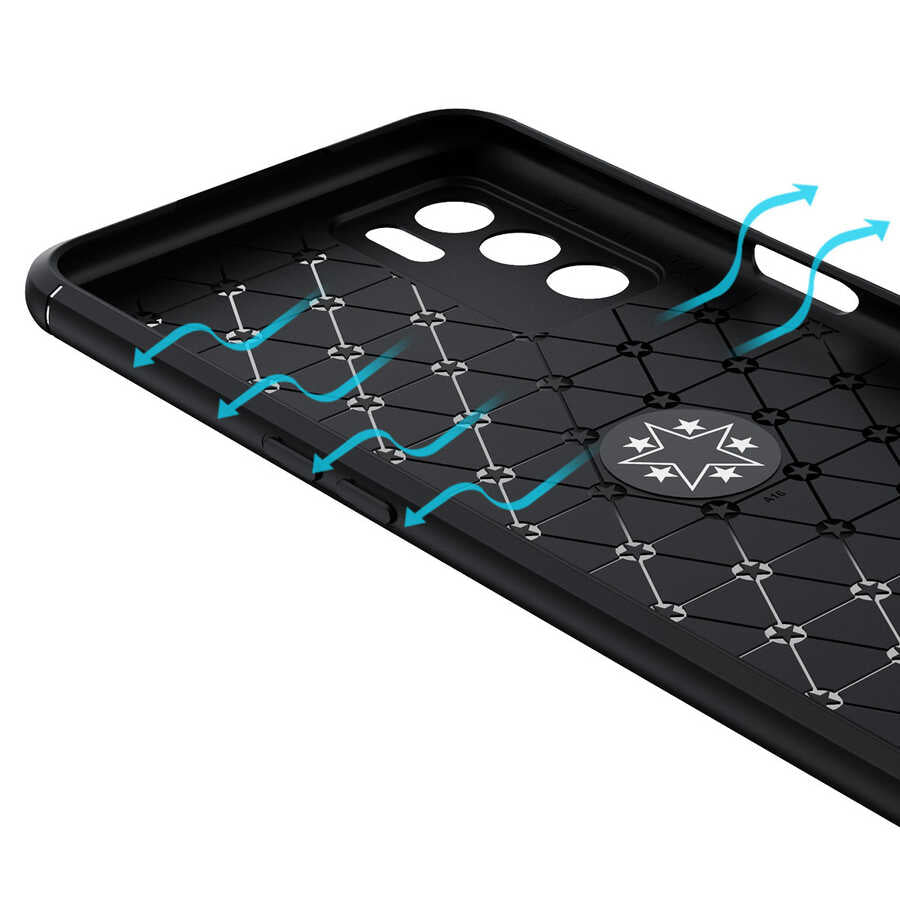 Oppo A16 Kılıf Zore Ravel Silikon Kapak Mavi