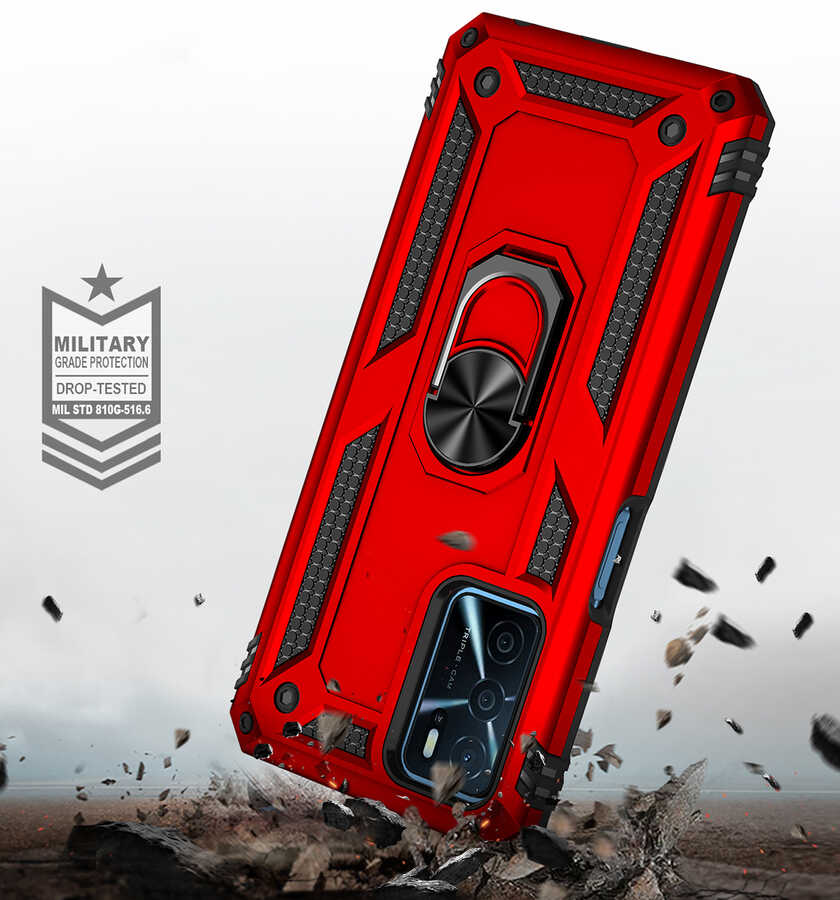 Oppo A16 Kılıf Zore Vega Kapak Rose Gold