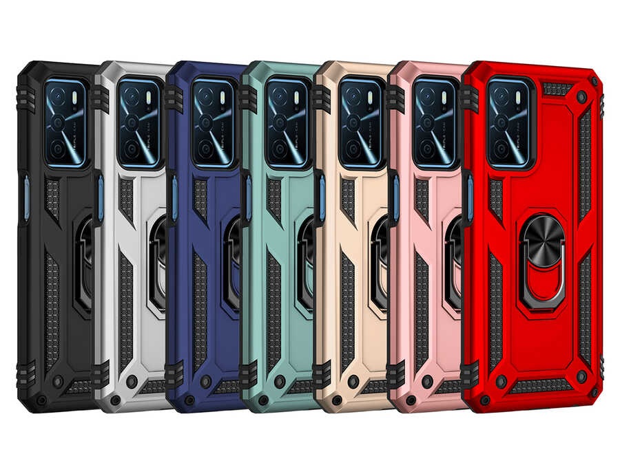 Oppo A16 Kılıf Zore Vega Kapak Rose Gold