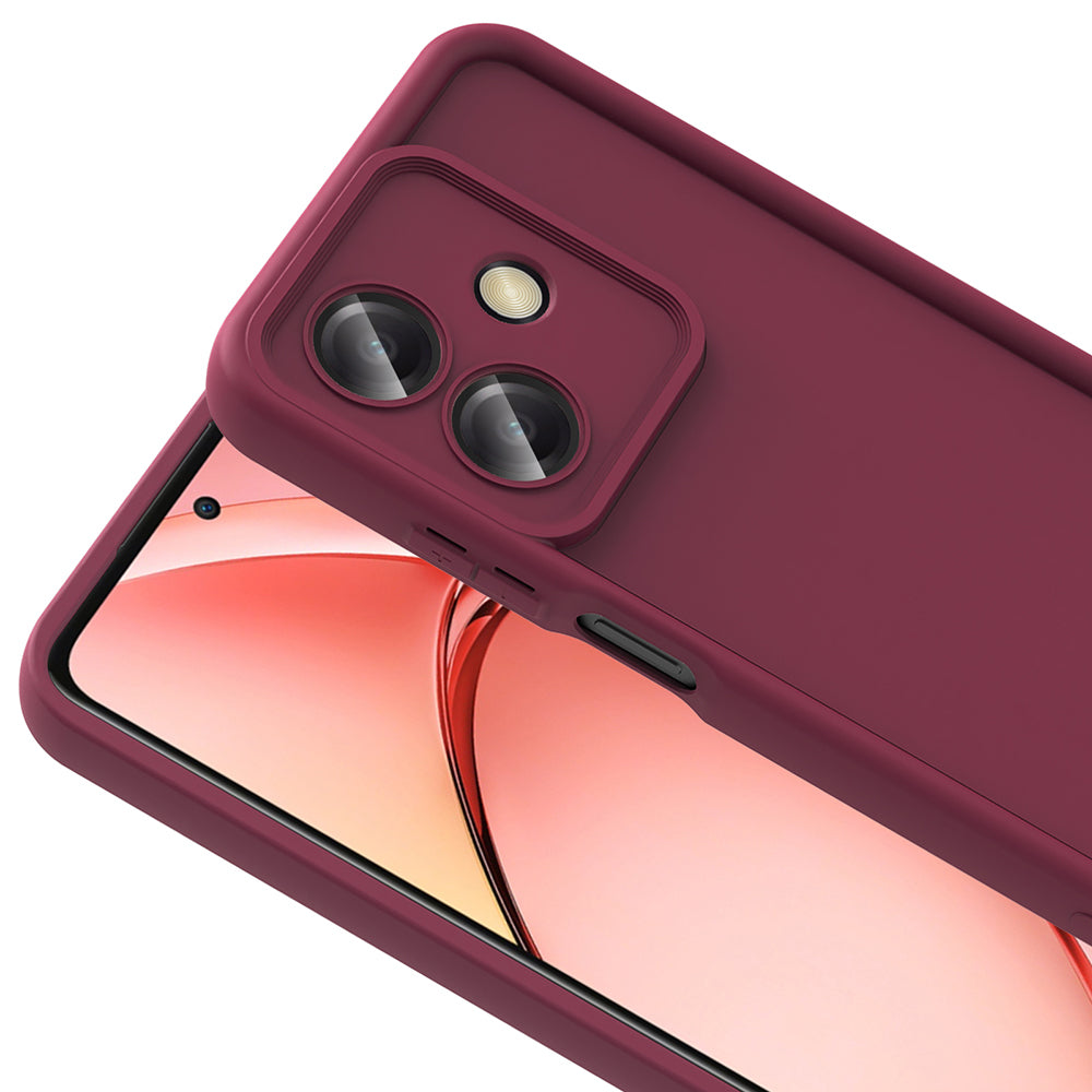 Oppo A3 Kılıf Kamera Korumalı Zore Ananas Kapak Siyah