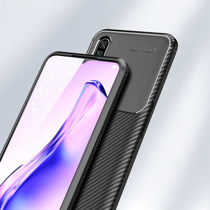 Oppo A31 Kılıf Zore Negro Silikon Kapak Kahverengi