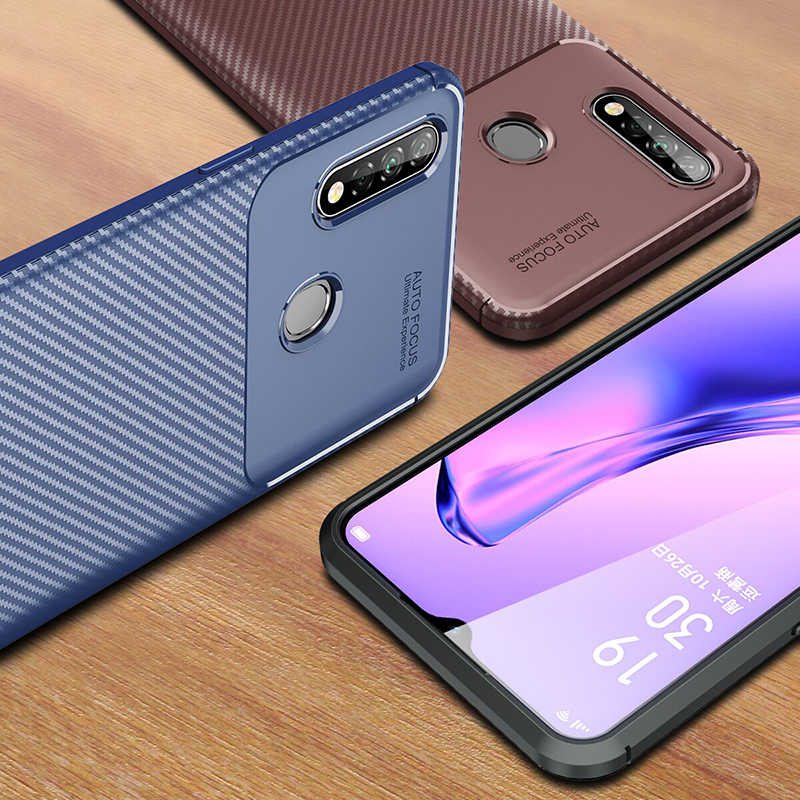 Oppo A31 Kılıf Zore Negro Silikon Kapak Lacivert