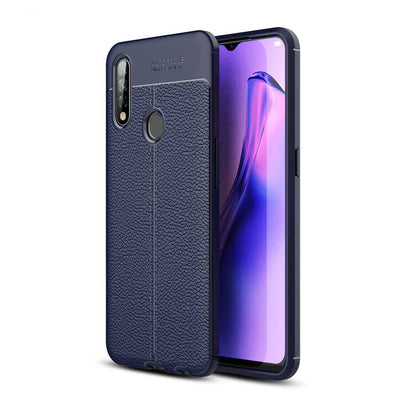 Oppo A31 Kılıf Zore Niss Silikon Kapak Lacivert