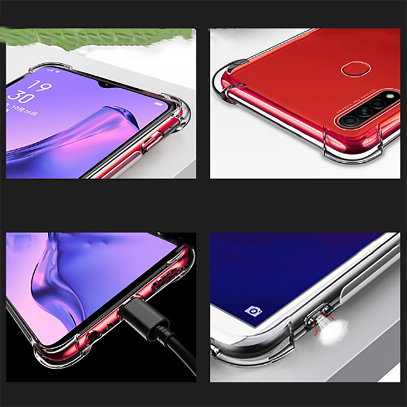 Oppo A31 Kılıf Zore Nitro Anti Shock Silikon Renksiz