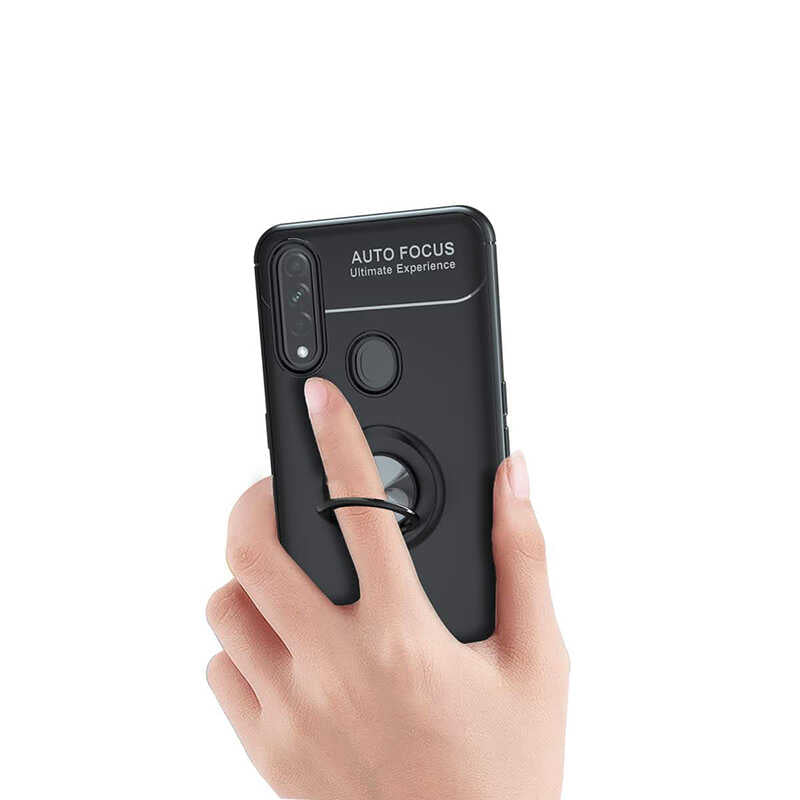 Oppo A31 Kılıf Zore Ravel Silikon Kapak Siyah