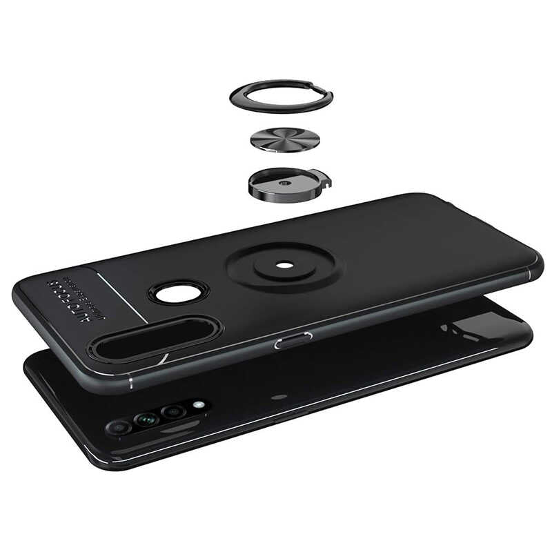 Oppo A31 Kılıf Zore Ravel Silikon Kapak Mavi