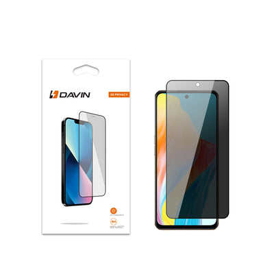 Oppo A38 Davin 5D Privacy Glass Screen Protector Black