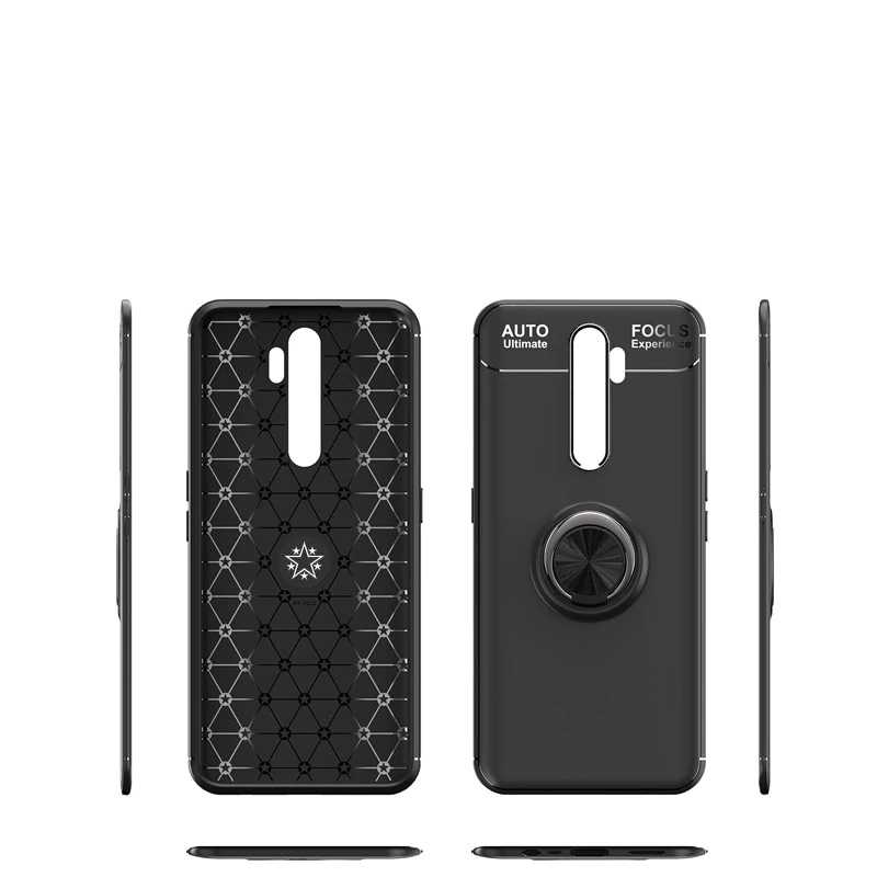 Oppo A5 2020 Kılıf Zore Ravel Silikon Kapak Mavi