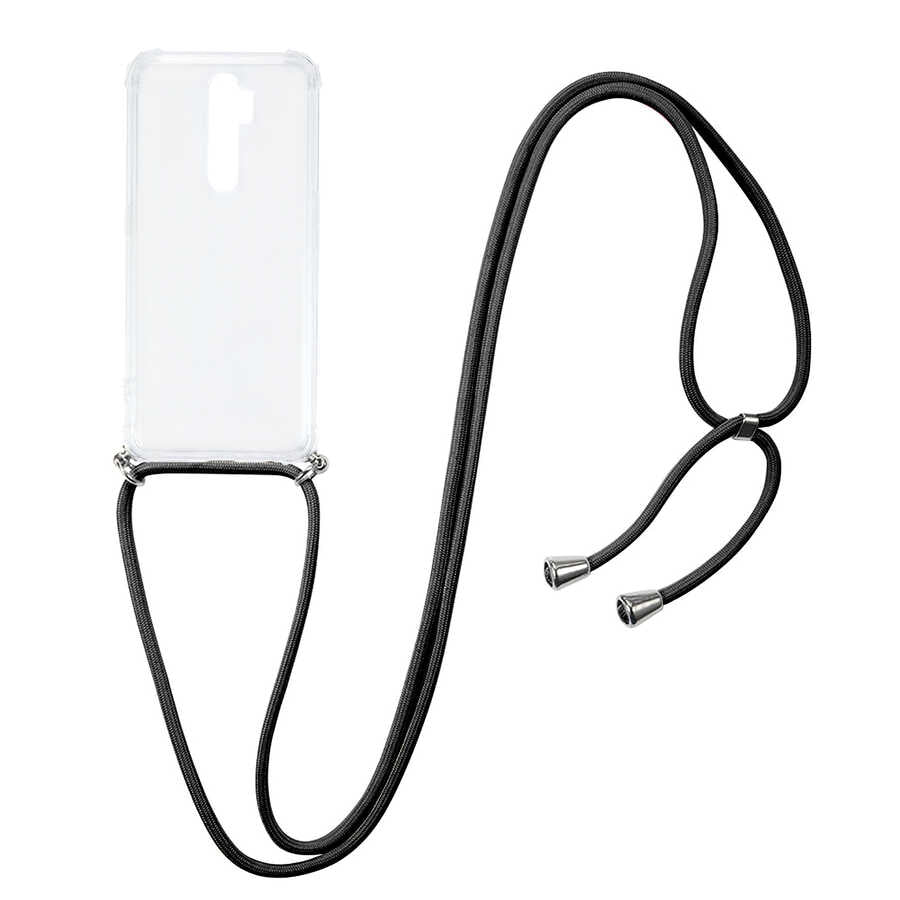 Oppo A5 2020 Kılıf Zore X-Rop Kapak Renksiz