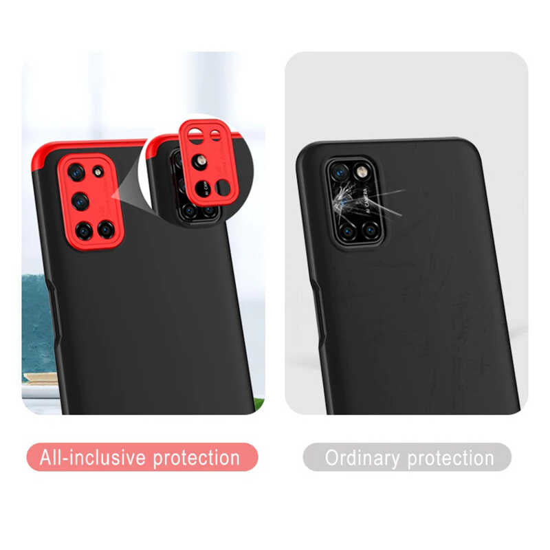 Oppo A52 Kılıf Zore Ays Kapak Kırmızı