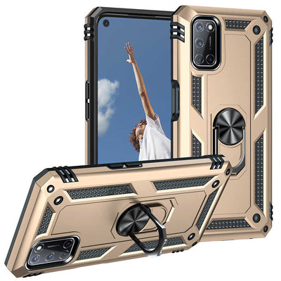 Oppo A52 Kılıf Zore Vega Kapak Kırmızı