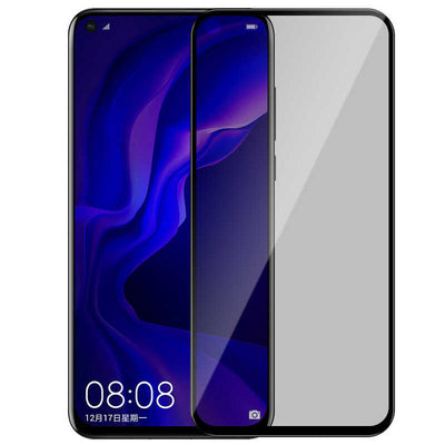 Oppo A52 Zore New 5D Privacy Temperli Ekran Koruyucu Siyah