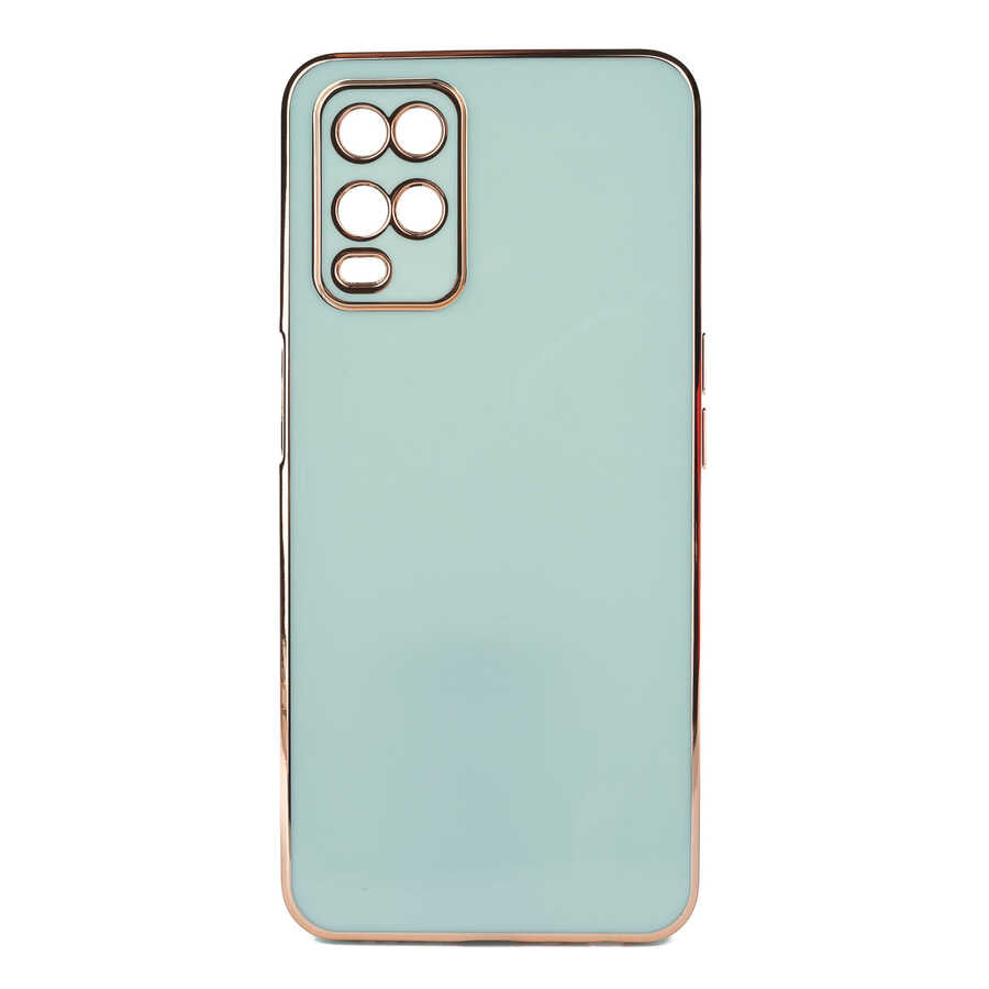 Oppo A54 4G Kılıf Zore Bark Kapak Açık Yeşil