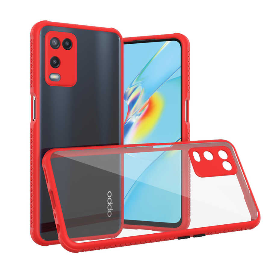 Oppo A54 4G Kılıf Zore Kaff Kapak Lacivert