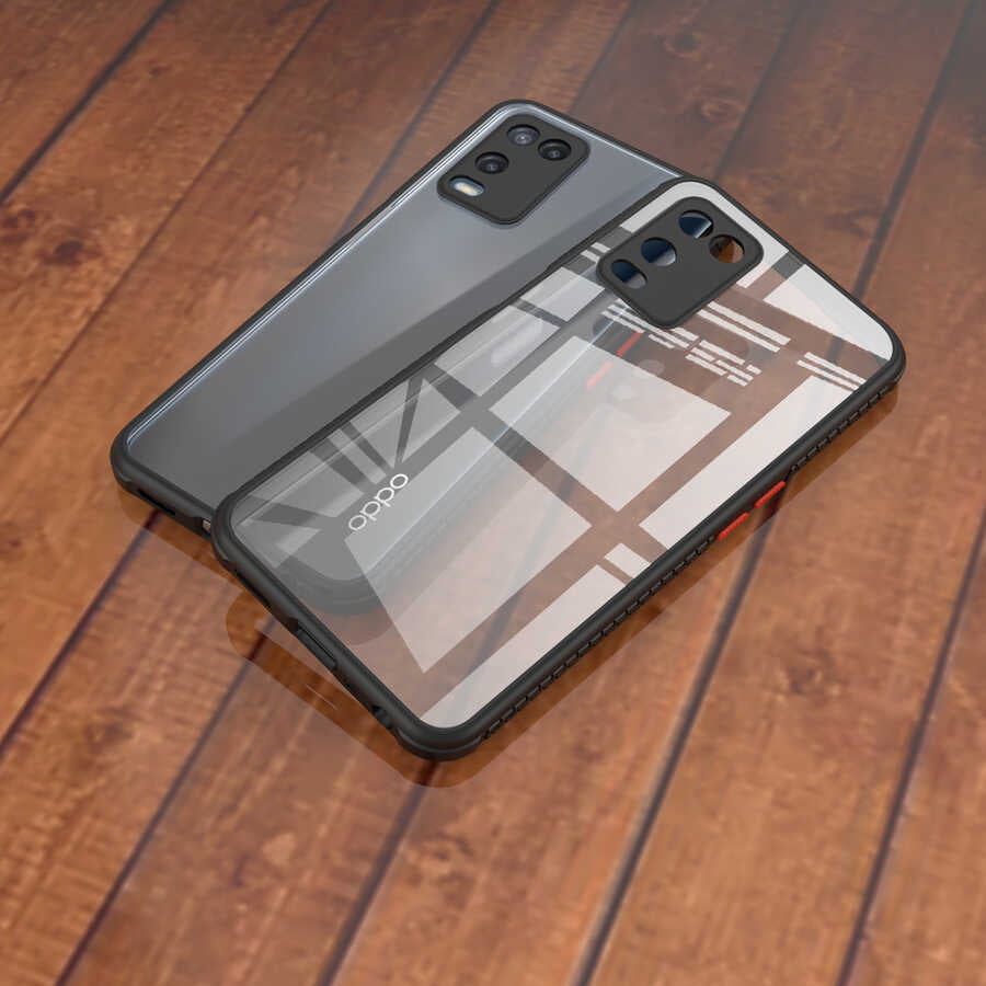 Oppo A54 4G Kılıf Zore Kaff Kapak Koyu Yeşil