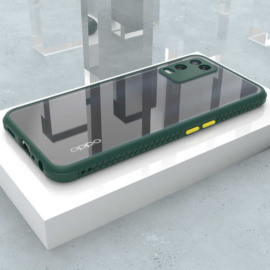 Oppo A54 4G Kılıf Zore Kaff Kapak Siyah