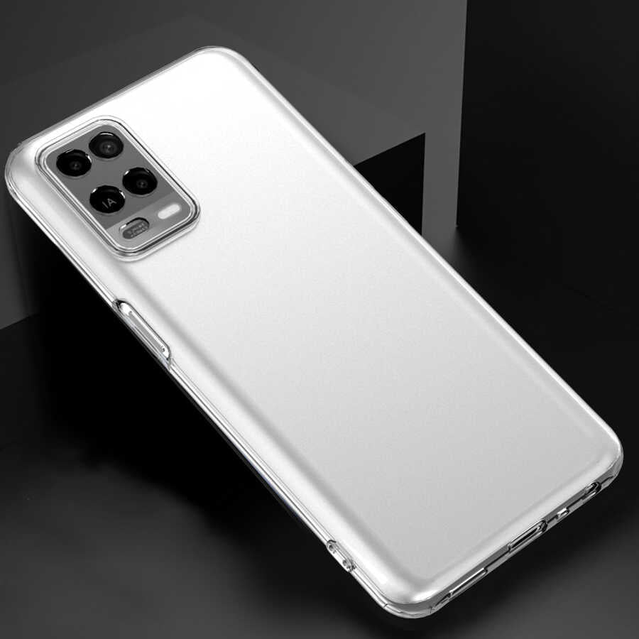 Oppo A54 4G Kılıf Zore Kamera Korumalı Süper Silikon Kapak Renksiz