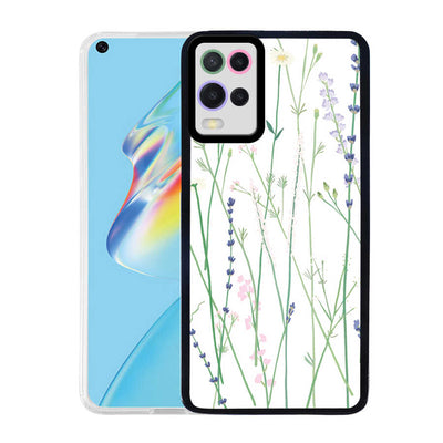 Oppo A54 4G Kılıf Zore M-Fit Desenli Kapak Flower No4