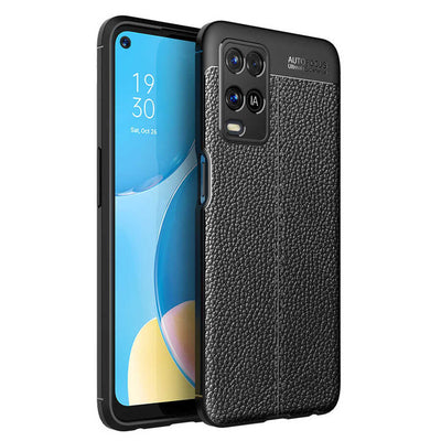 Oppo A54 4G Kılıf Zore Niss Silikon Kapak Siyah