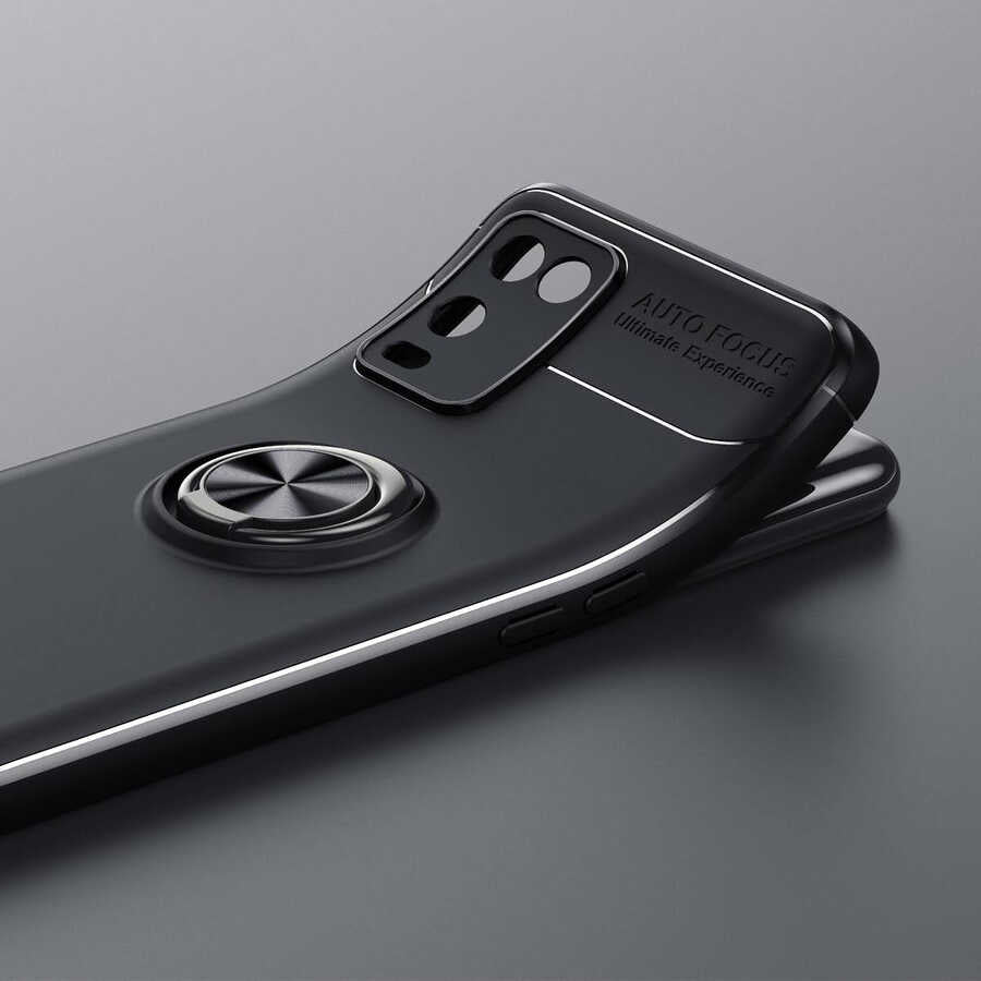 Oppo A54 4G Kılıf Zore Ravel Silikon Kapak Kırmızı